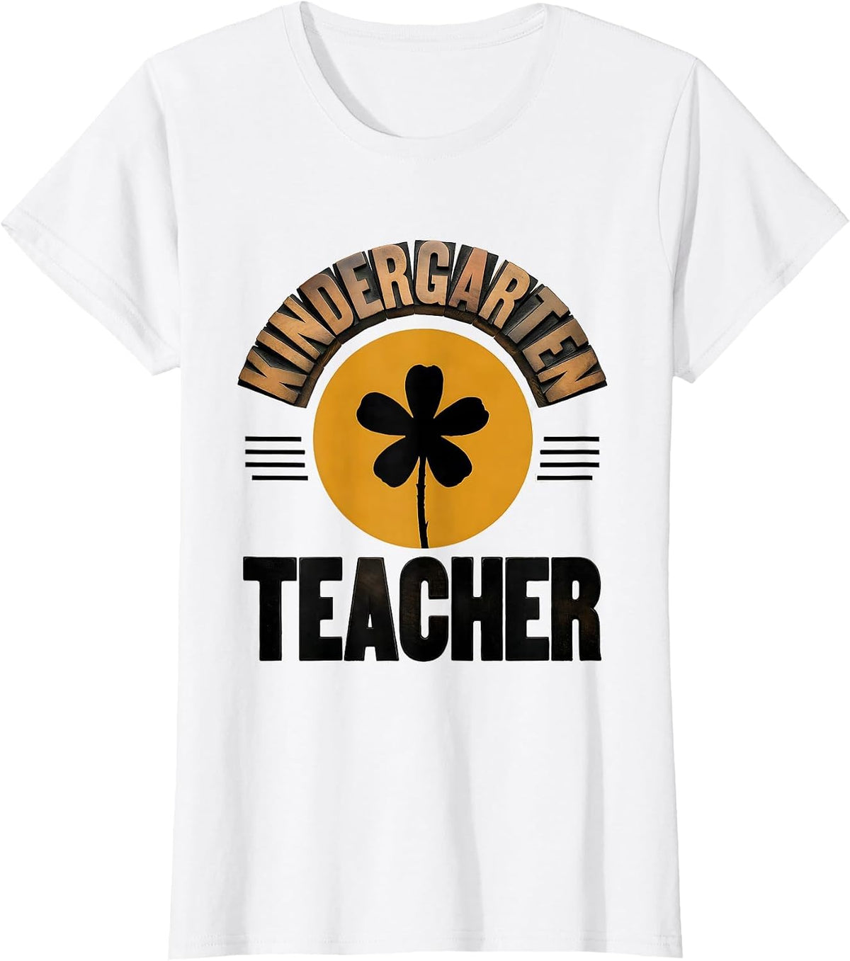 KINDERGARTEN teacher Whimsical Wildflower Back To School T-Shirt - White