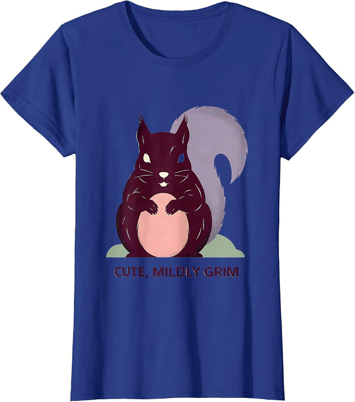 Women's Cute Mildly Grim Pastel Goth Kawaii Witchy Teen T-Shirt - Royal Blue