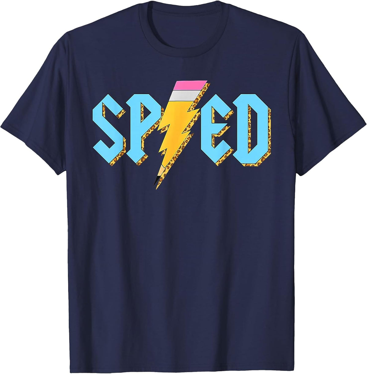 Special Education SPED Rocks Teacher Back to School Rock T-Shirt - Navy Blue