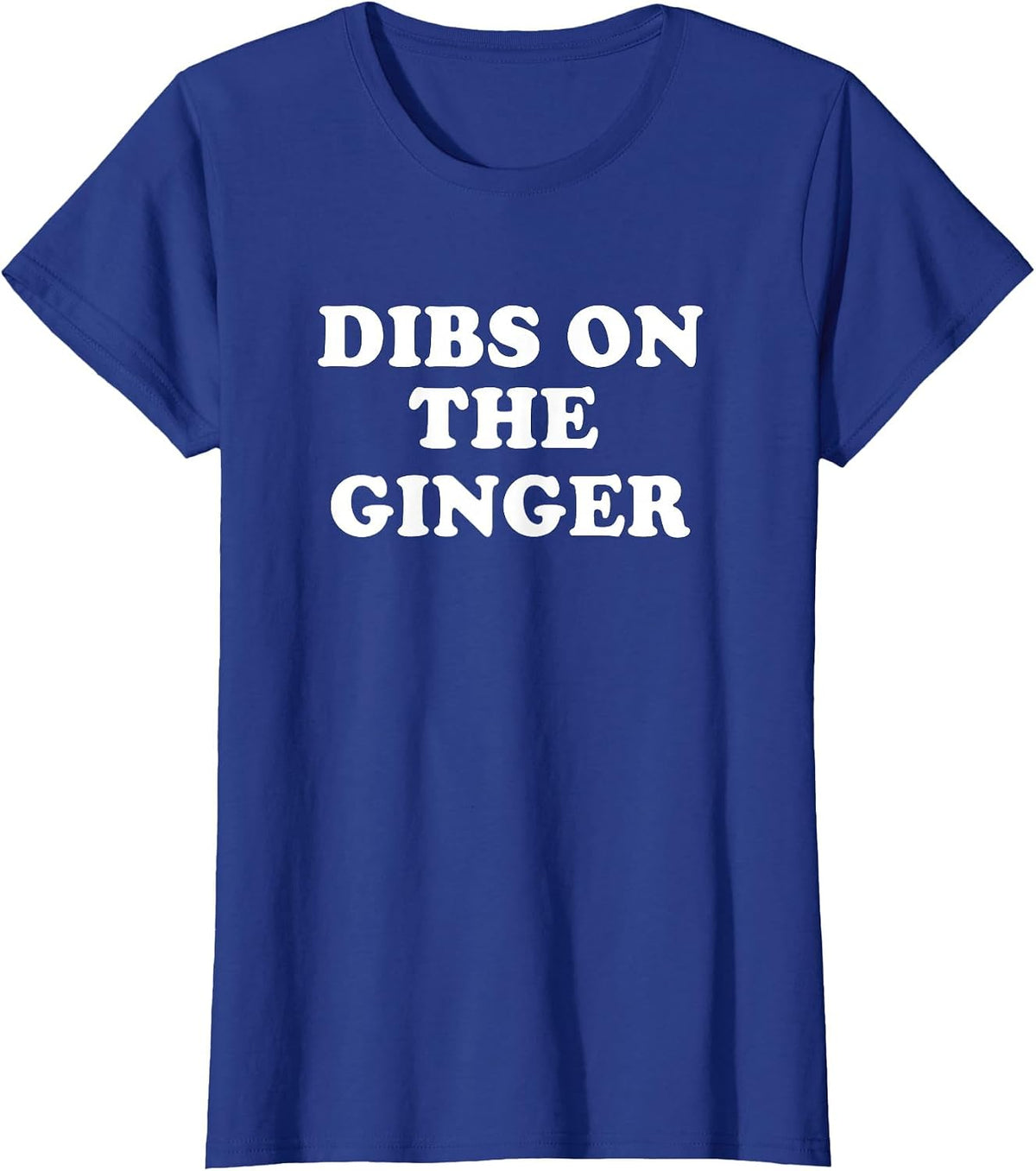 Dibs On The Ginger St Patricks Day Gingers Irish Redhead T-Shirt - Royal Blue