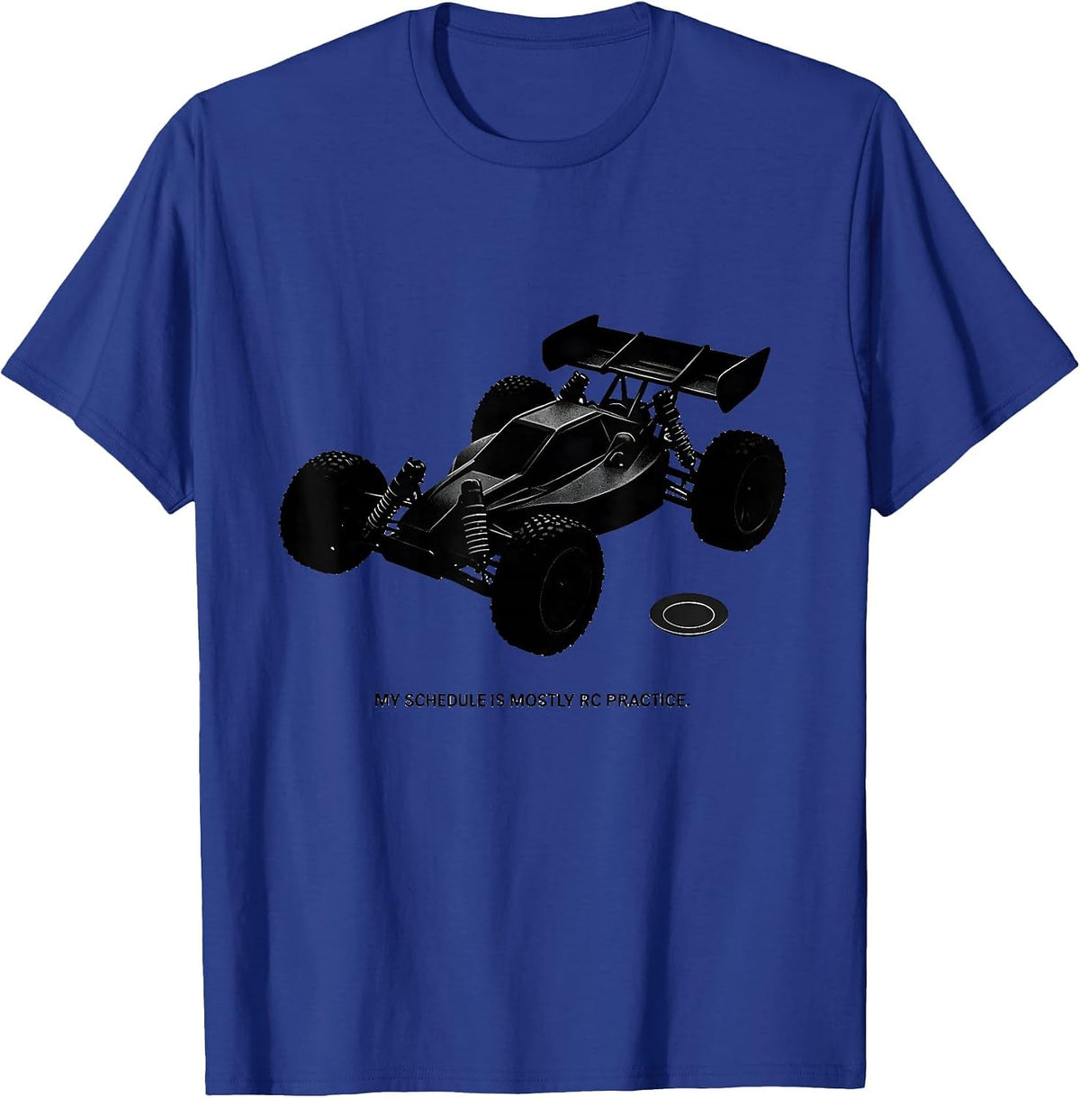 My Schedule Is Mostly RC Practice Funny Car Enthusiast T-Shirt - Royal Blue