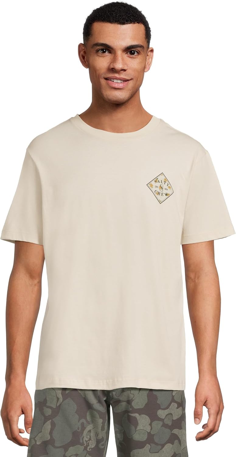 Salty Crew Men's Tippet Fill Short Sleeve Tee - Bone