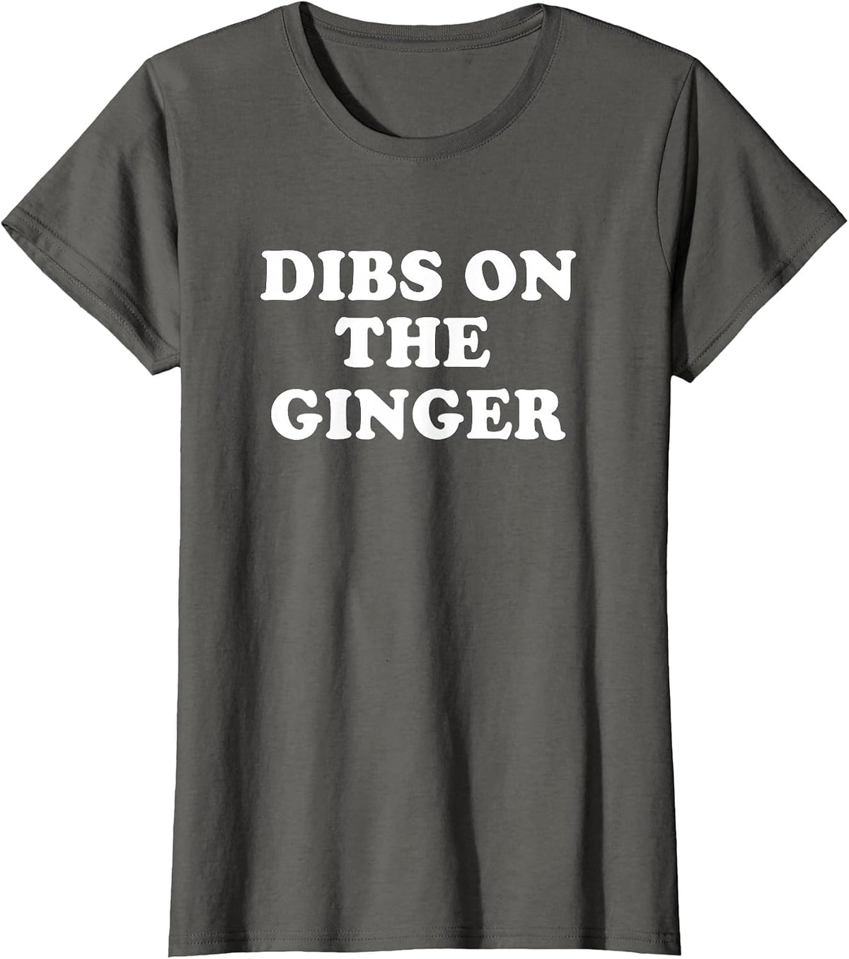 Dibs On The Ginger St Patricks Day Gingers Irish Redhead T-Shirt - Asphalt Grey
