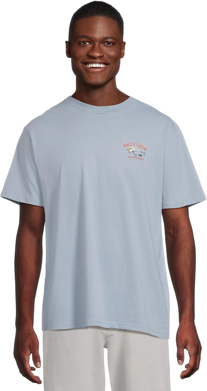 Salty Crew Men's Snag It Classic Short Sleeve Tee - Blue Fog