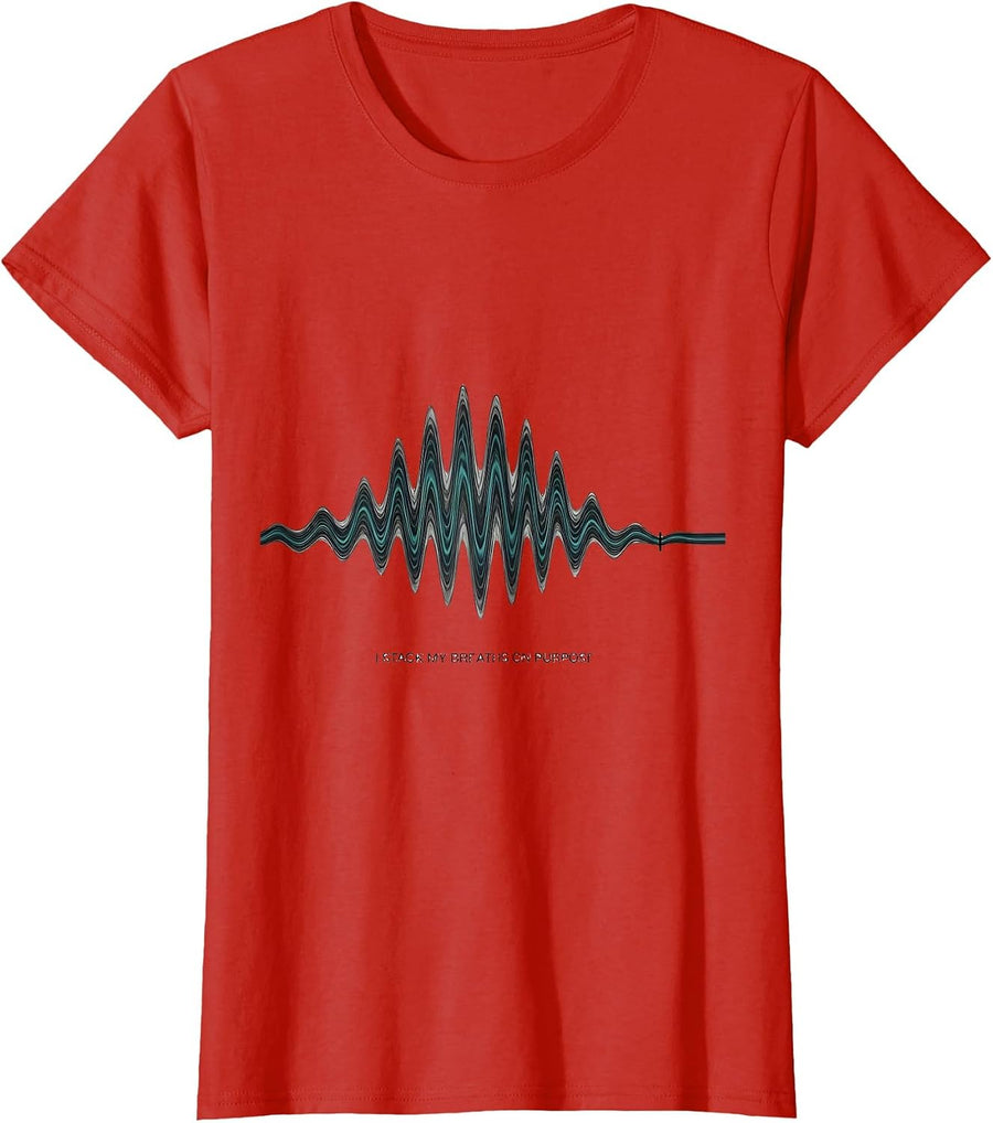 Women's I Stack My Breaths On Purpose Funny Respiratory Therapist RT T-Shirt - Red