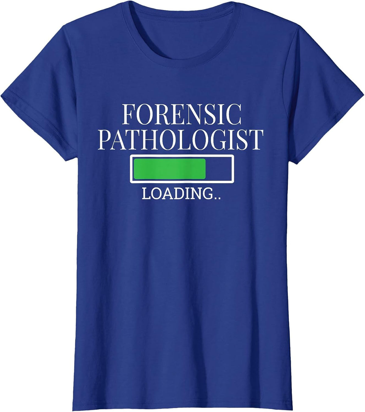 Forensic Pathologist Loading in Progress Future Diagnostic T-Shirt - Royal Blue