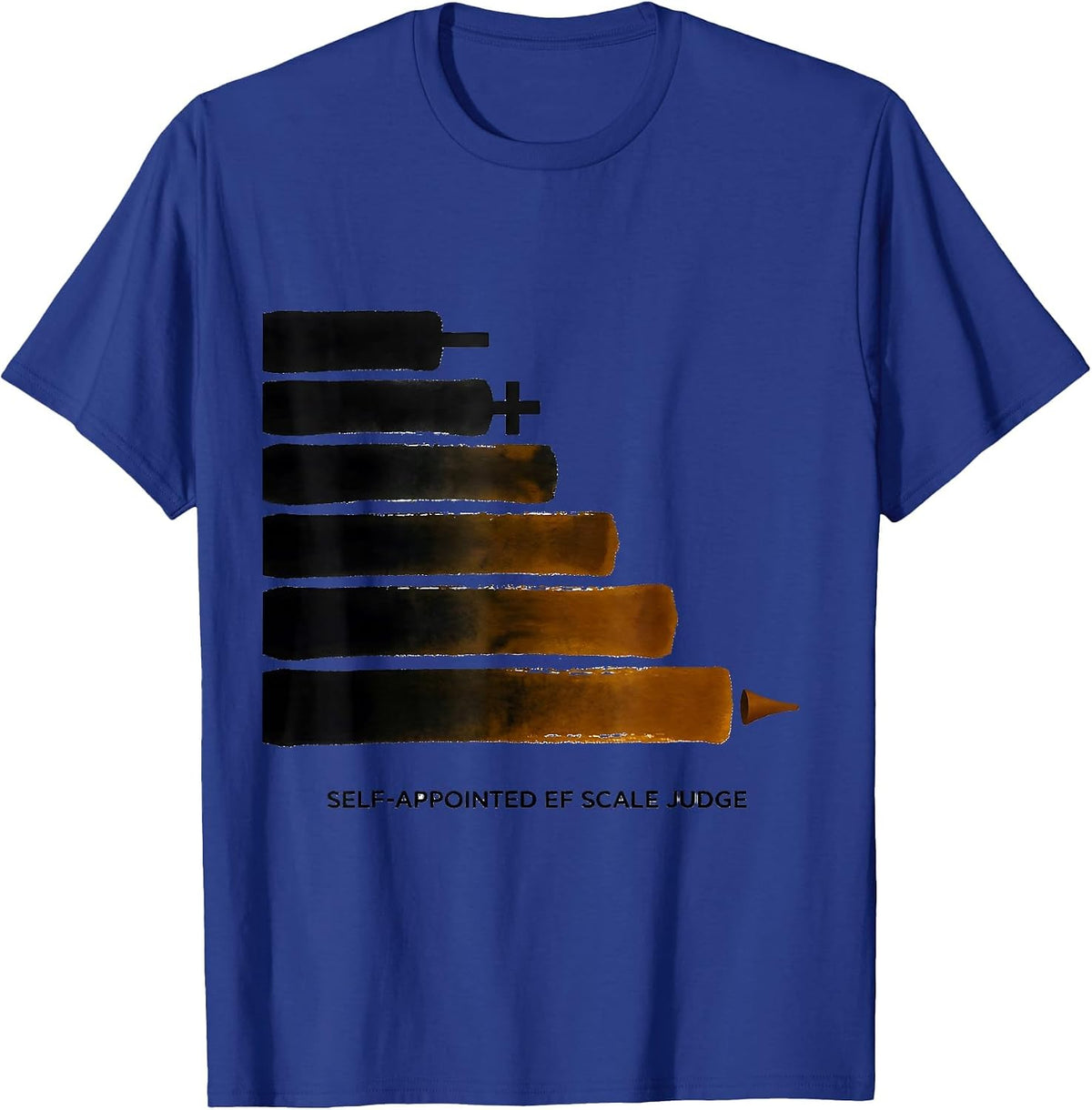 Self-Appointed EF Scale Judge Storm Chaser Meteorology T-Shirt - Royal Blue