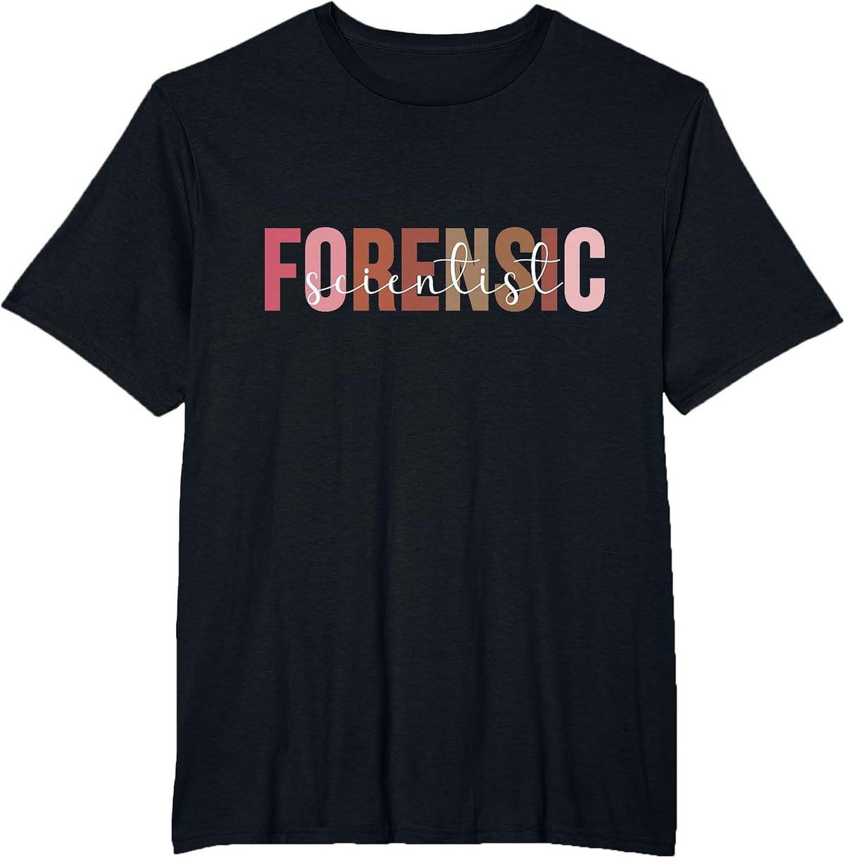 Boho Forensic Scientist Forensic Science T-Shirt - Black