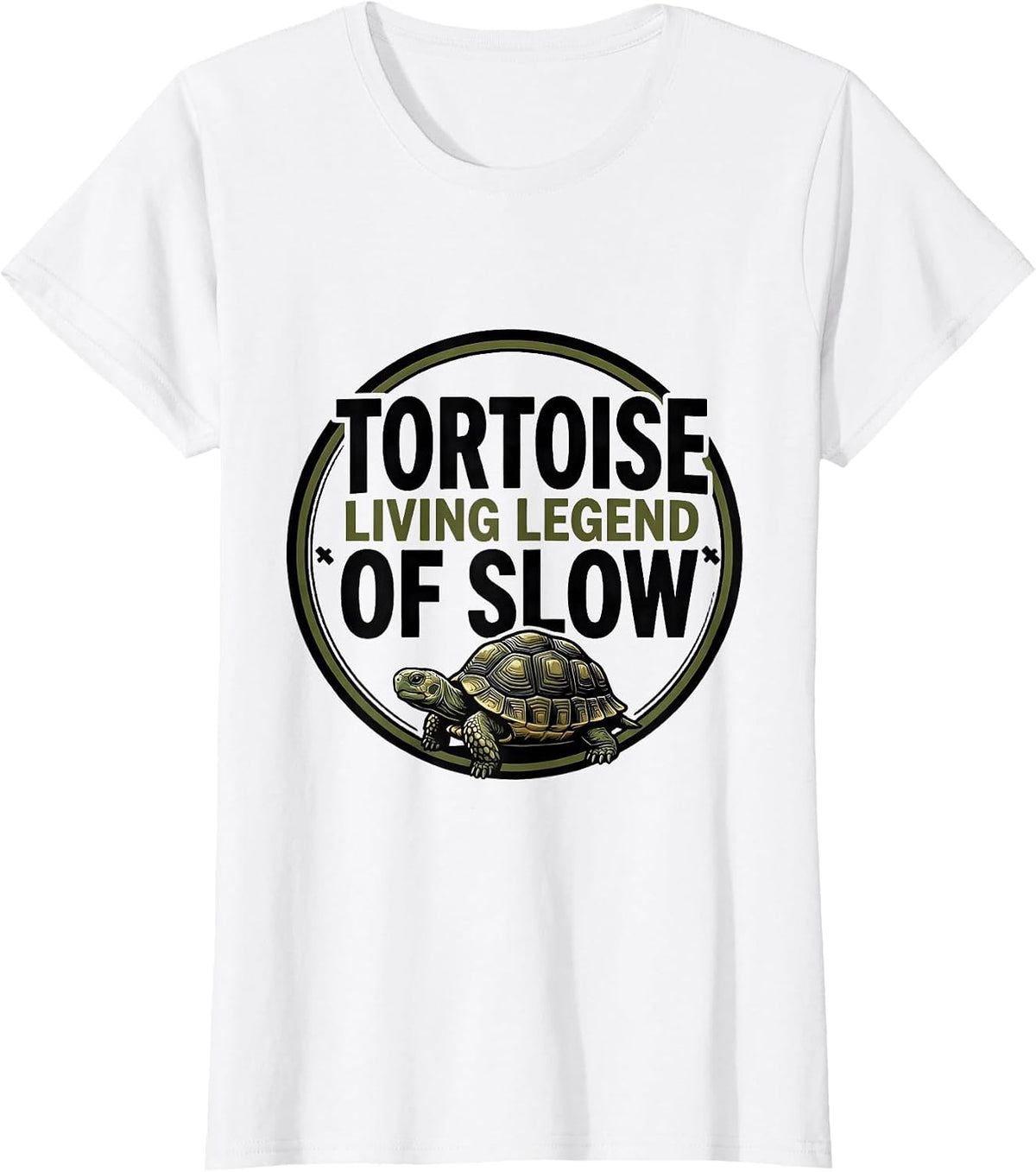 Tortoise: Living Legend of Slow Funny Tortoise Lover Gift T-Shirt - White