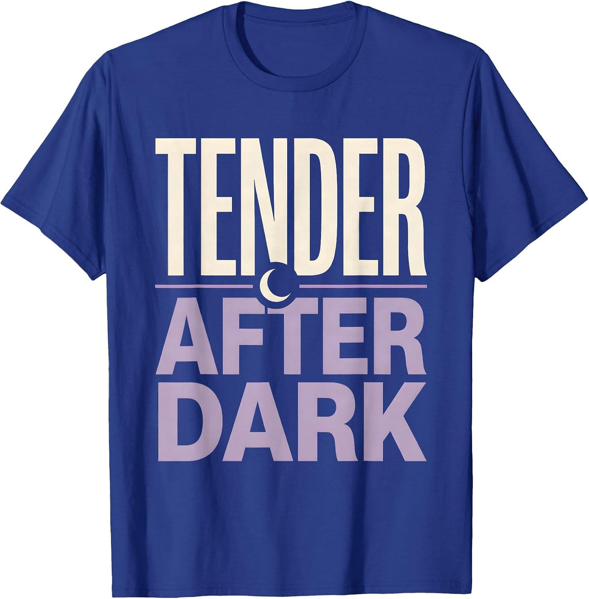 Tender After Dark Cute Goth Bunny Rabbit Kawaii Aesthetic T-Shirt - Royal Blue