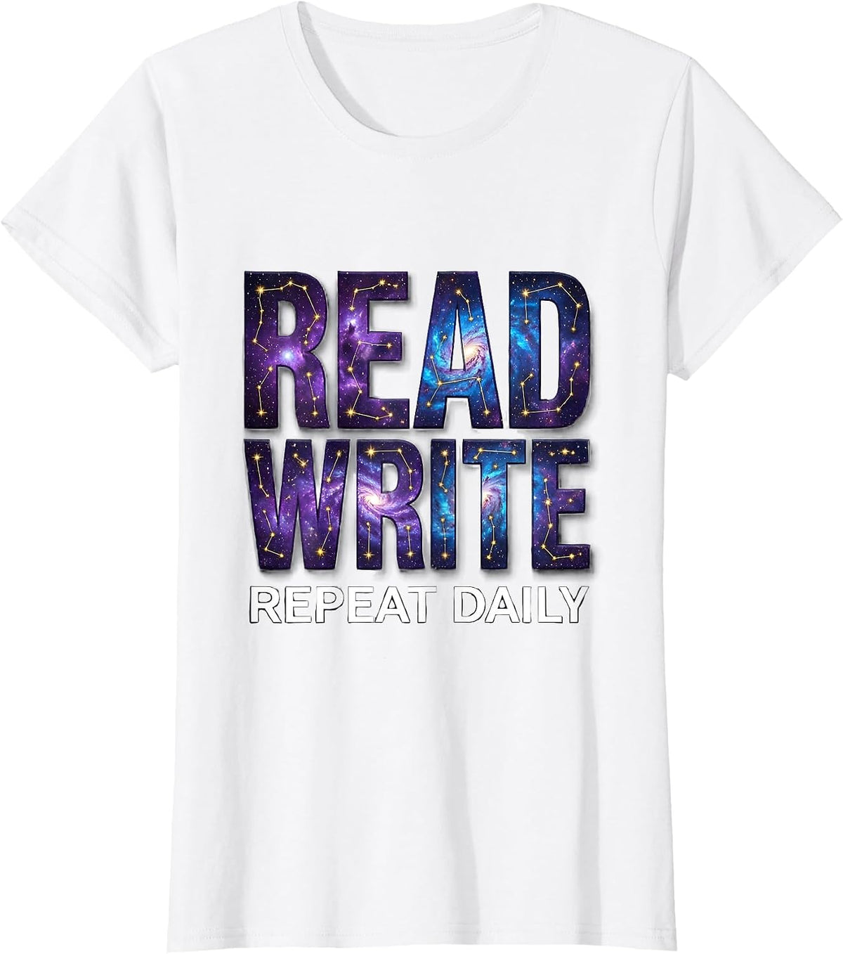 Read Write Repeat Daily First Grade Teacher Design T-Shirt - White