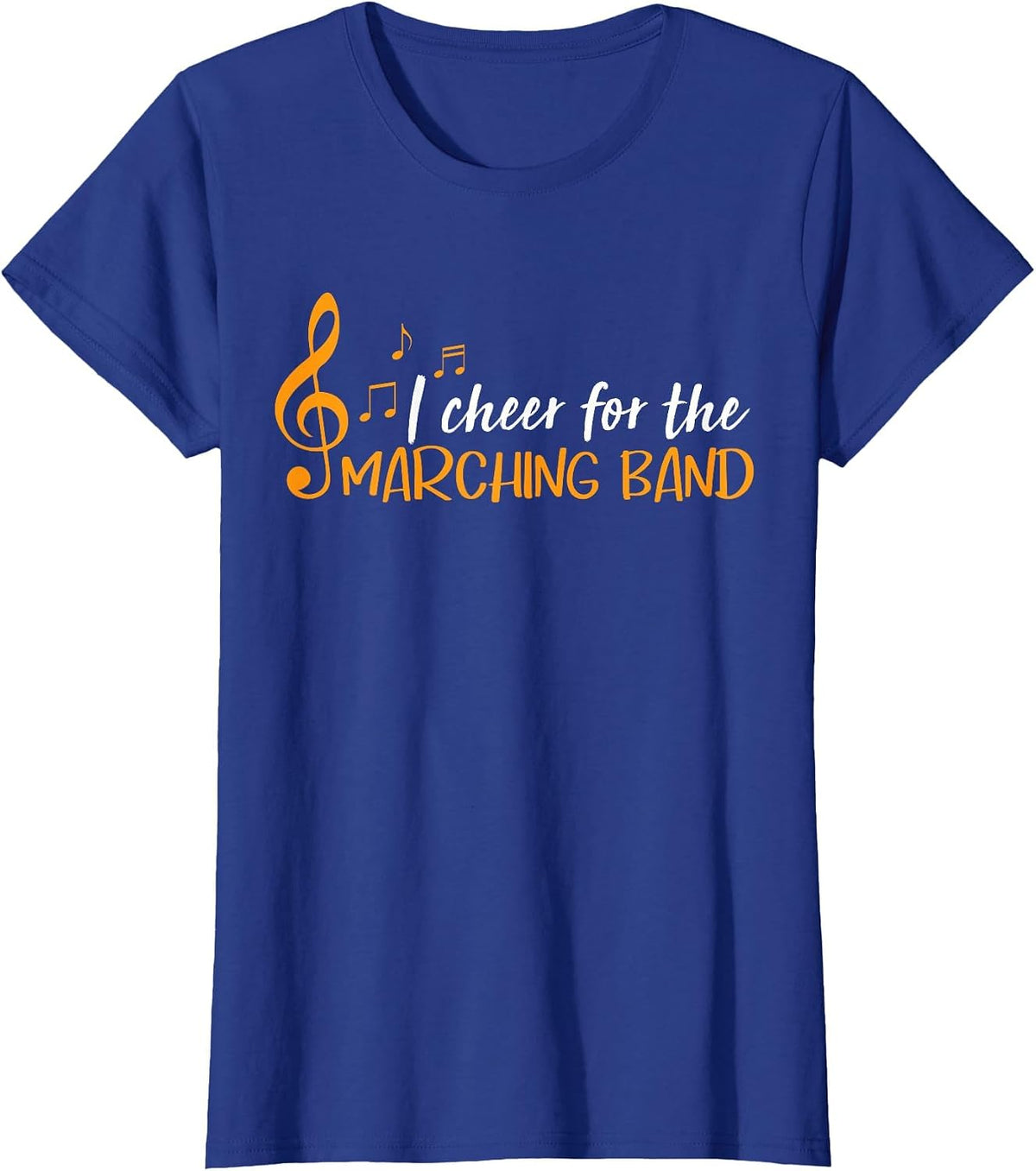 Funny I Cheer for the Marching Band T-Shirt - Royal Blue