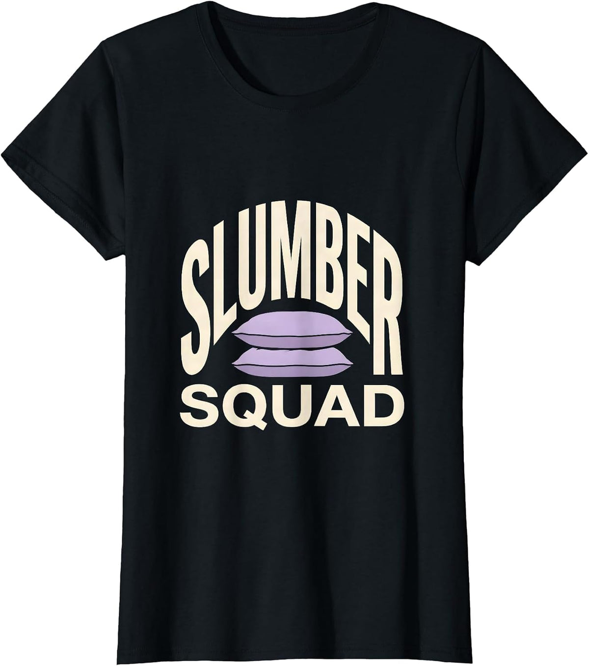 Slumber Squad Funny Matching Slumber Party Crew Sleepover T-Shirt - Black