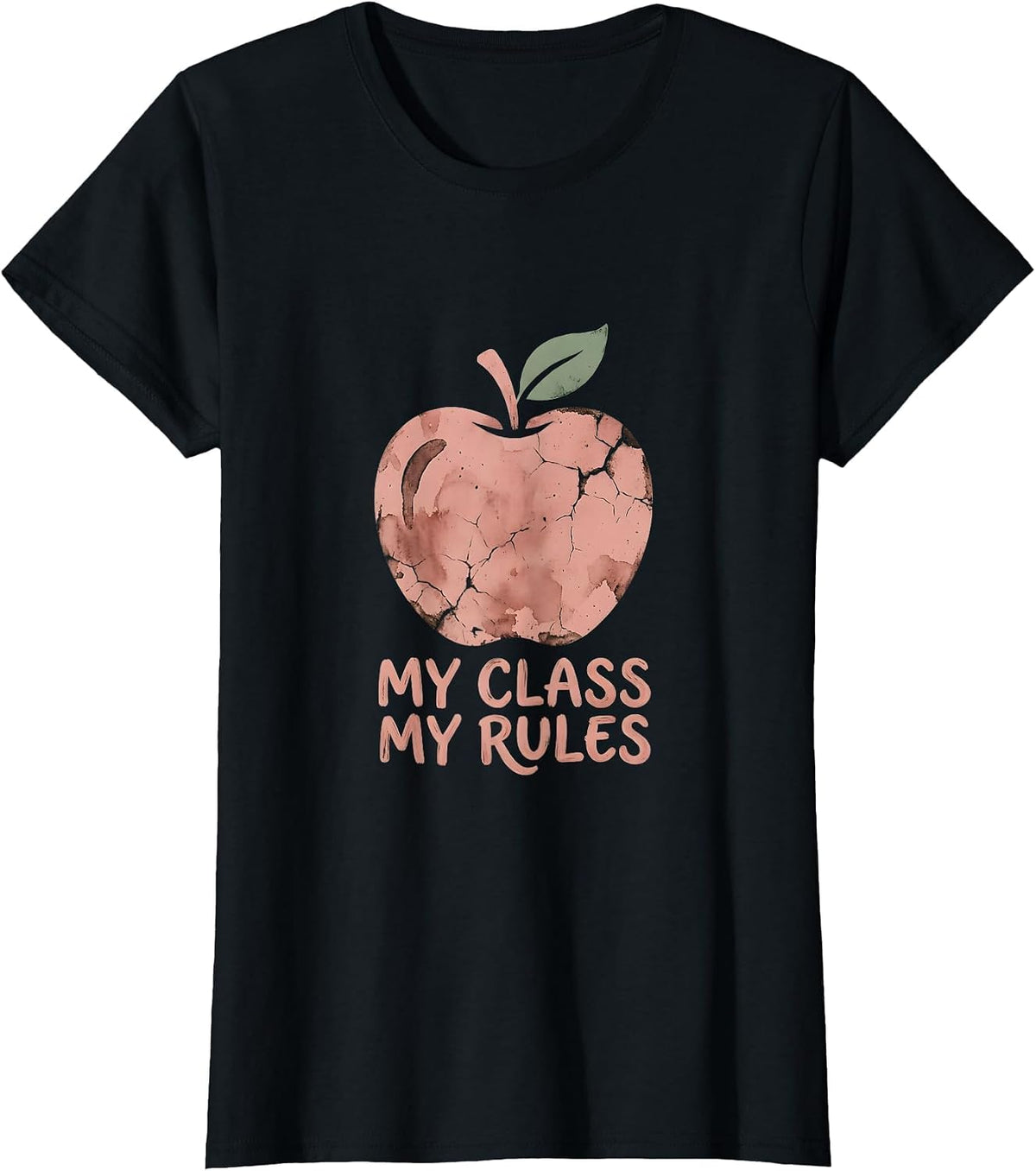 My Class My Rules Third Grade Teacher Design T-Shirt - Black