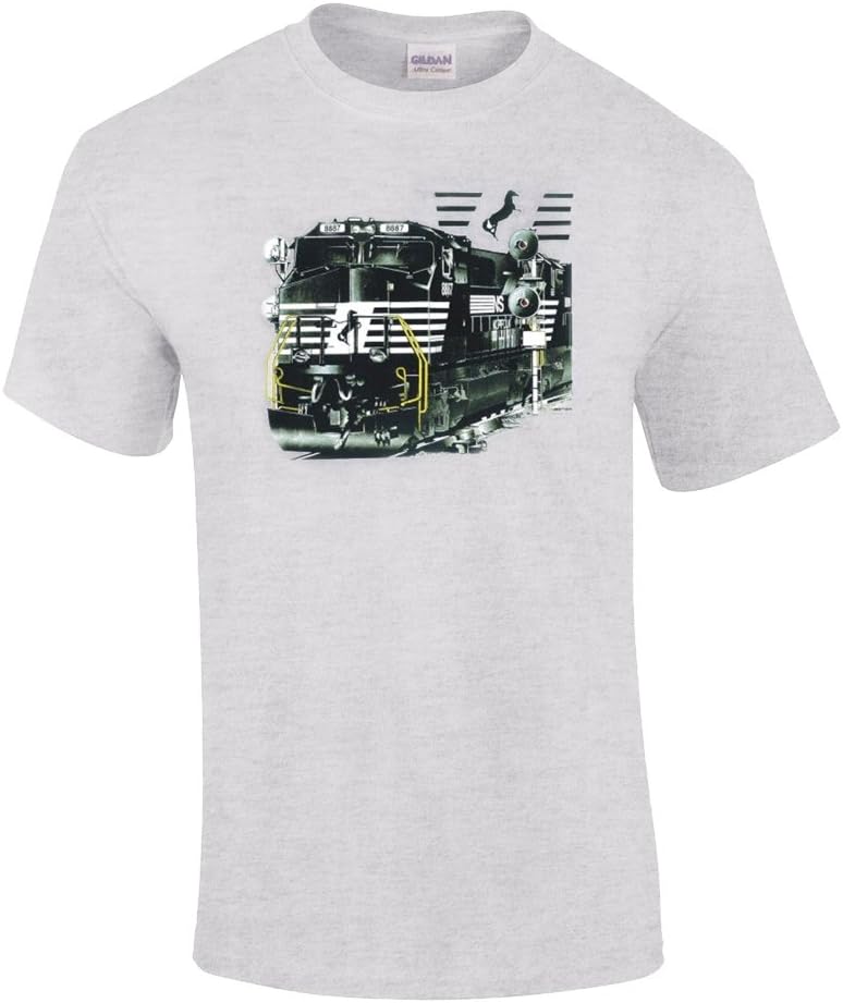 Daylight Sales Norfolk Southern Authentic Railroad T-Shirt Tee Shirt [20008] - Adult Grey