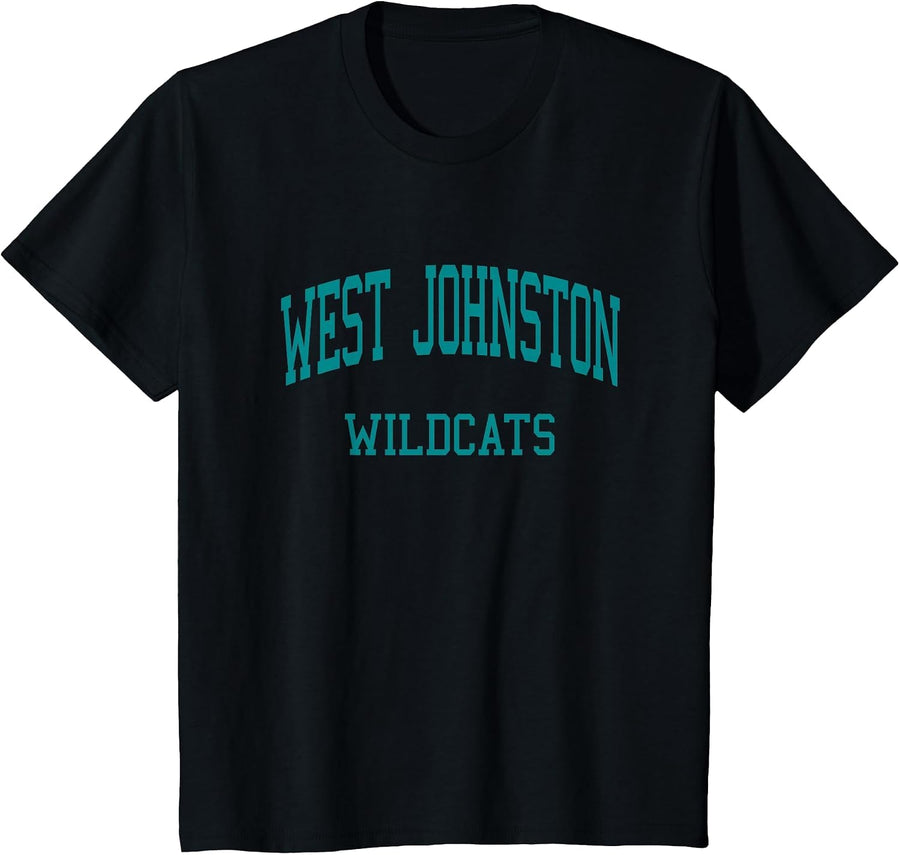 West Johnston High School HS Benson NC Retro Sports T-Shirt - Black