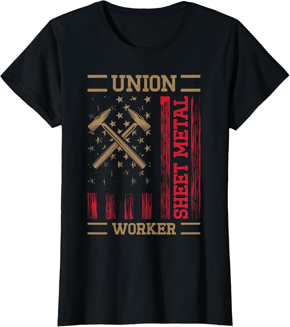Journeyman Sheet Metal Worker Union Sheet Metal Worker T-Shirt - Black