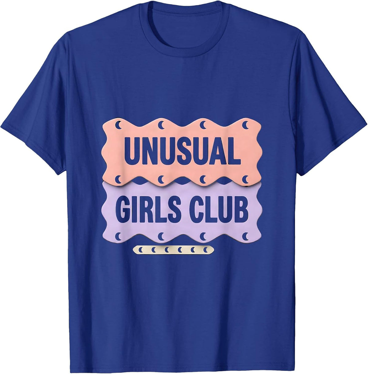 Unusual Girls Club Pastel Goth Alt Girl Weird Aesthetic T-Shirt - Royal Blue