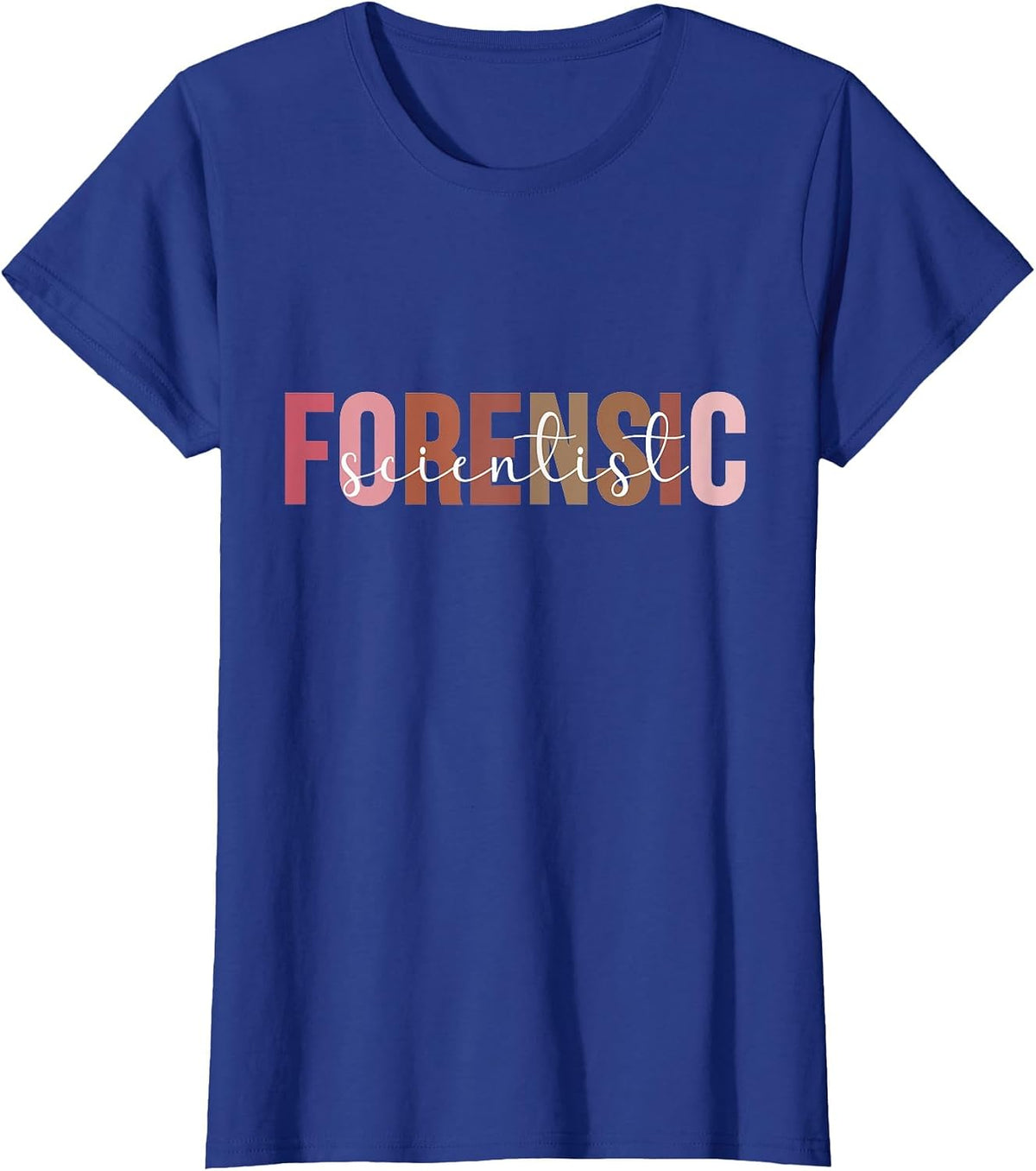 Boho Forensic Scientist Forensic Science T-Shirt - Royal Blue