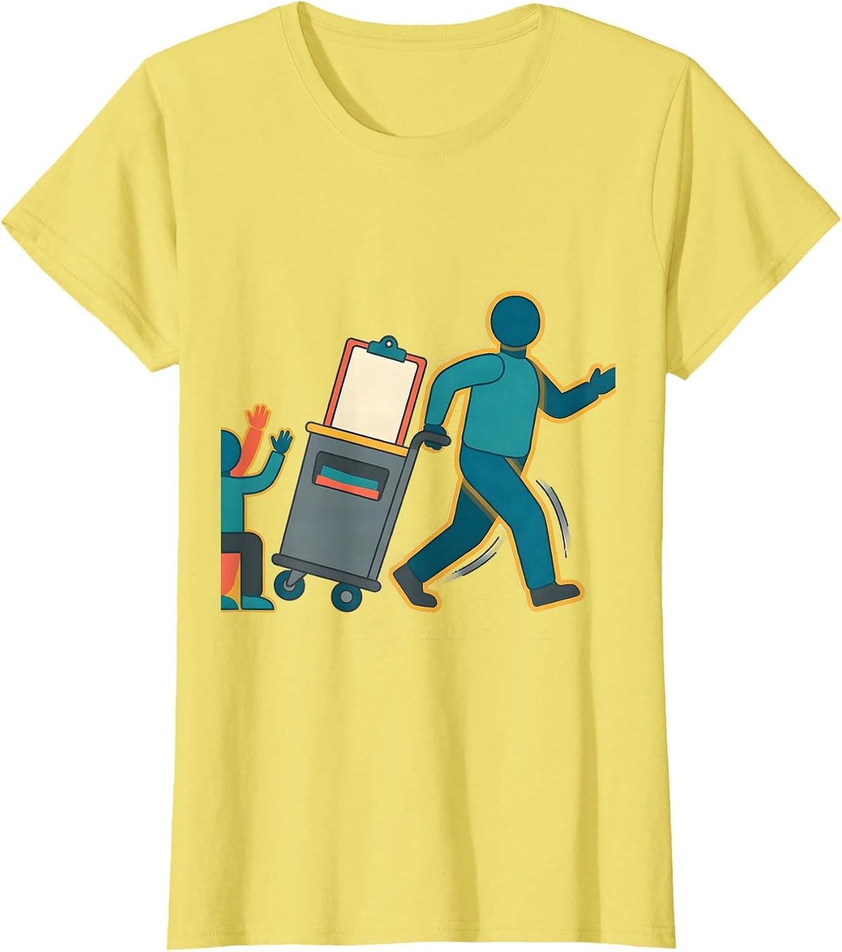 Para Support Squad Funny Paraprofessional Paraeducator T-Shirt - Lemon Yellow