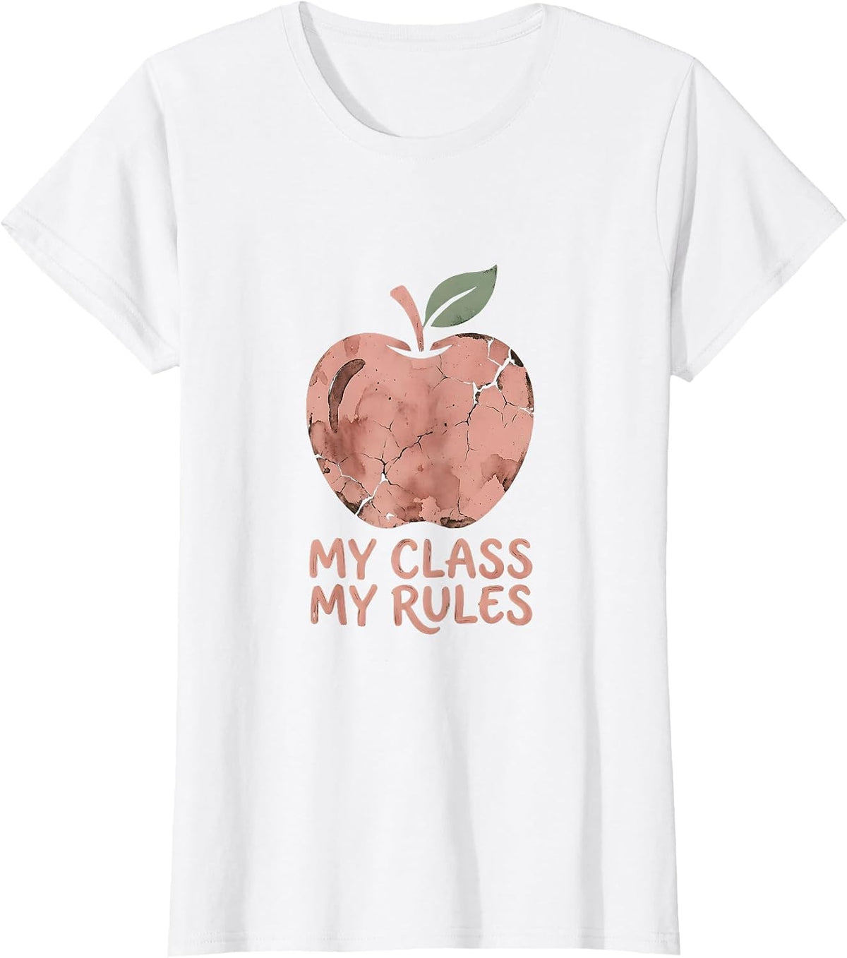 My Class My Rules Third Grade Teacher Design T-Shirt - White