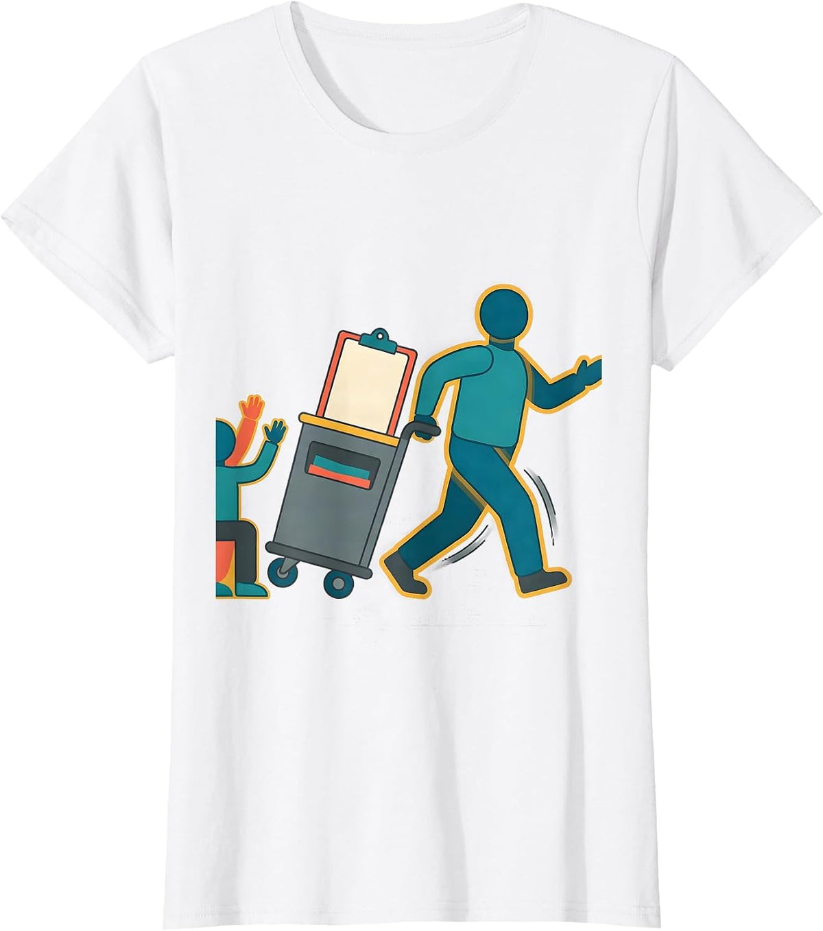Para Support Squad Funny Paraprofessional Paraeducator T-Shirt - White