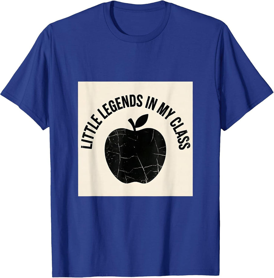 Little Legends In My Class 1st Grade Teacher T-Shirt - Royal Blue