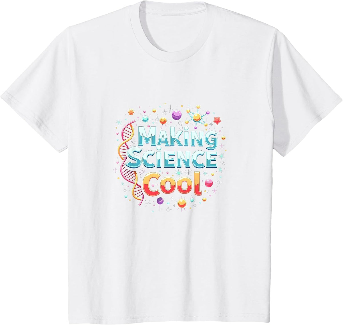 Making Science Cool: Inspiring STEM Enthusiasts T-Shirt - White