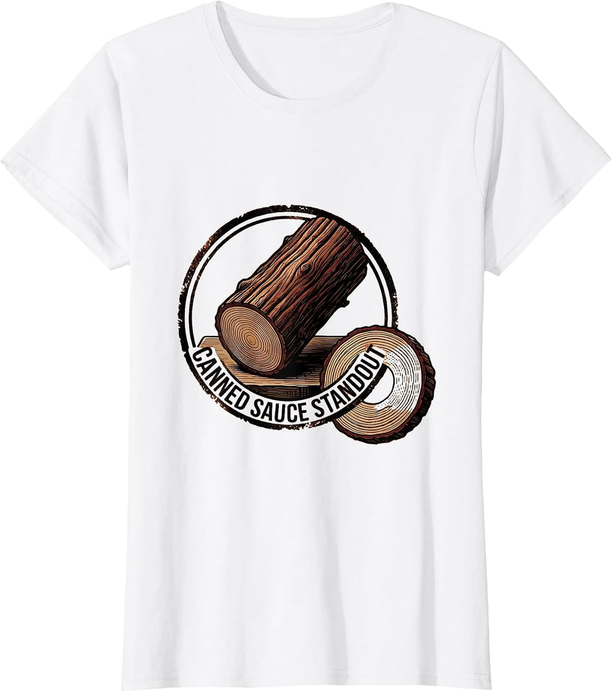Canned Sauce Standout Funny Thanksgiving Cranberry Sauce T-Shirt - White