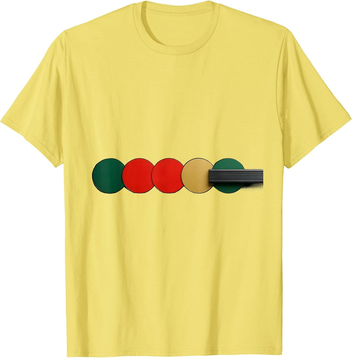 Men's Equality Greater Than Division Minimalist Math Symbol T-Shirt - Lemon Yellow