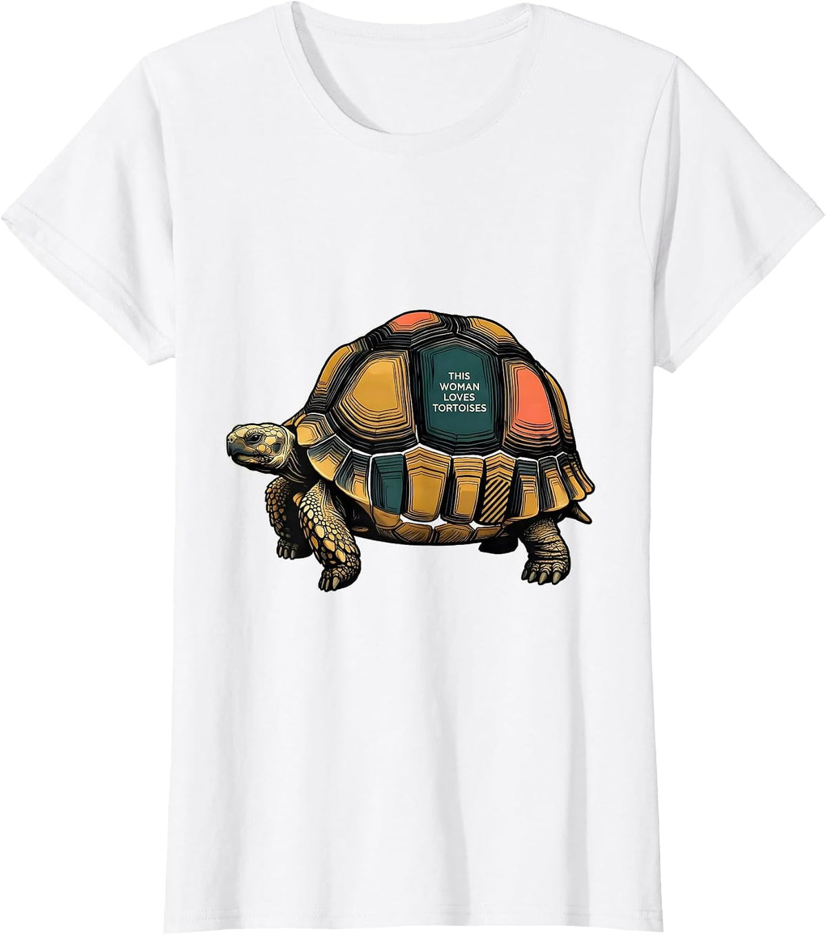This Woman Loves Tortoises Funny Reptile Lover Animal Humor T-Shirt - White