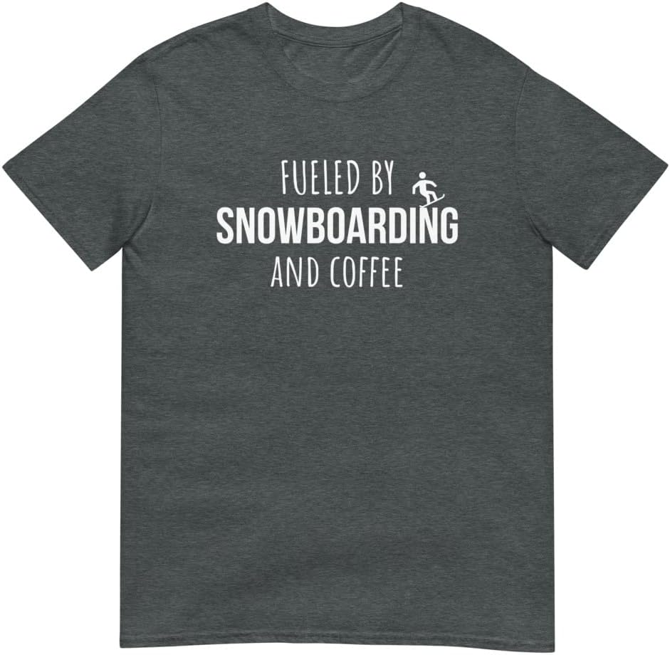 Fueled by Snowboarding and Coffee T-Shirt, Snowboarding Shirt, Snowboarding Gift, Gift for Snowboarder, Snowboarding Lover -