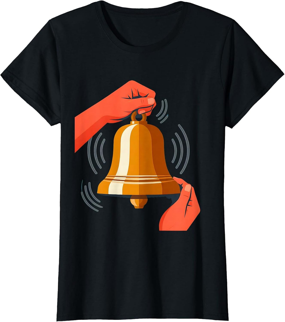 Third Grade Teacher Vintage School Bell Graphic T-Shirt - Black