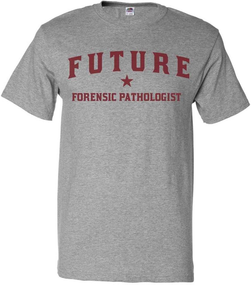 ShirtScope Future Forensic Pathologist T Shirt Funny Forensic Pathologist Tee - Heather Grey