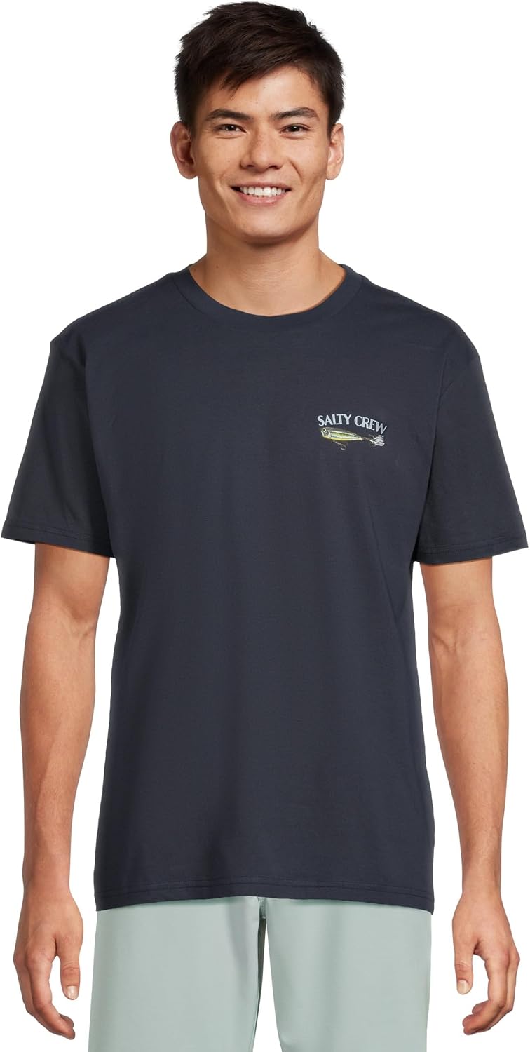 Salty Crew Men's Lure Gear Classic Short Sleeve Tee - Navy