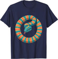 Ball Python Infinity Loop Snake Owner Humor T-Shirt - Navy Blue