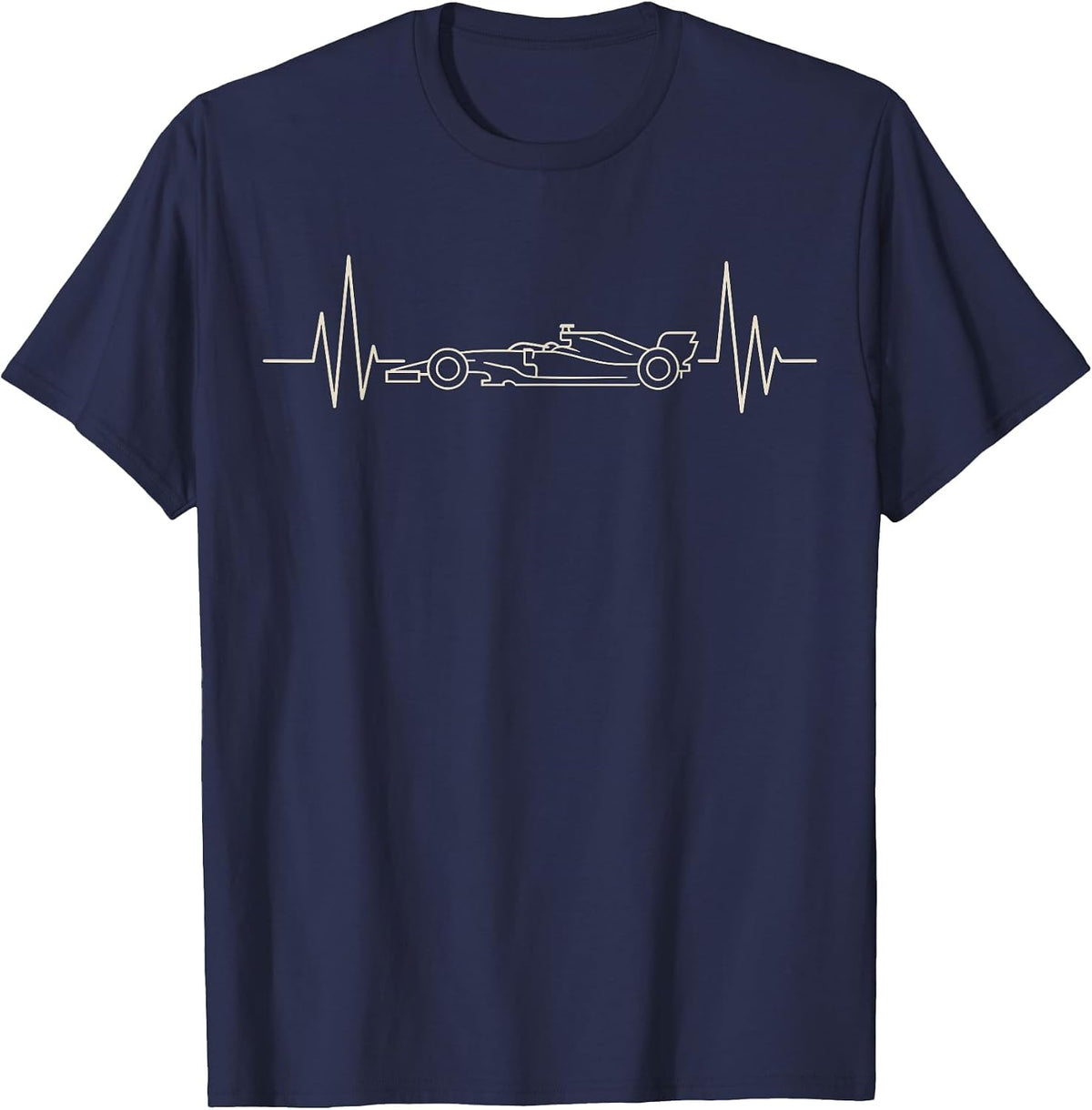 Retro Legendary Racing Sports Car Apparel for Men Women T-Shirt - Navy Blue