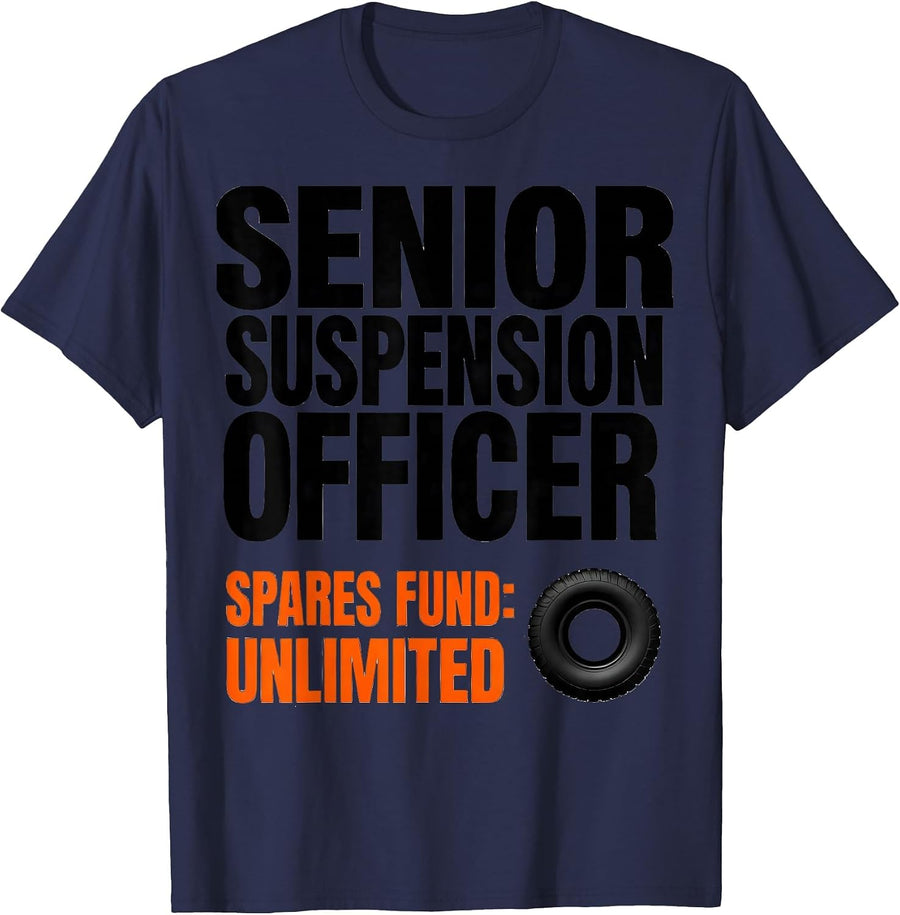 Senior Suspension Officer, Spares Fund: Unlimited RC Racer T-Shirt - Navy Blue