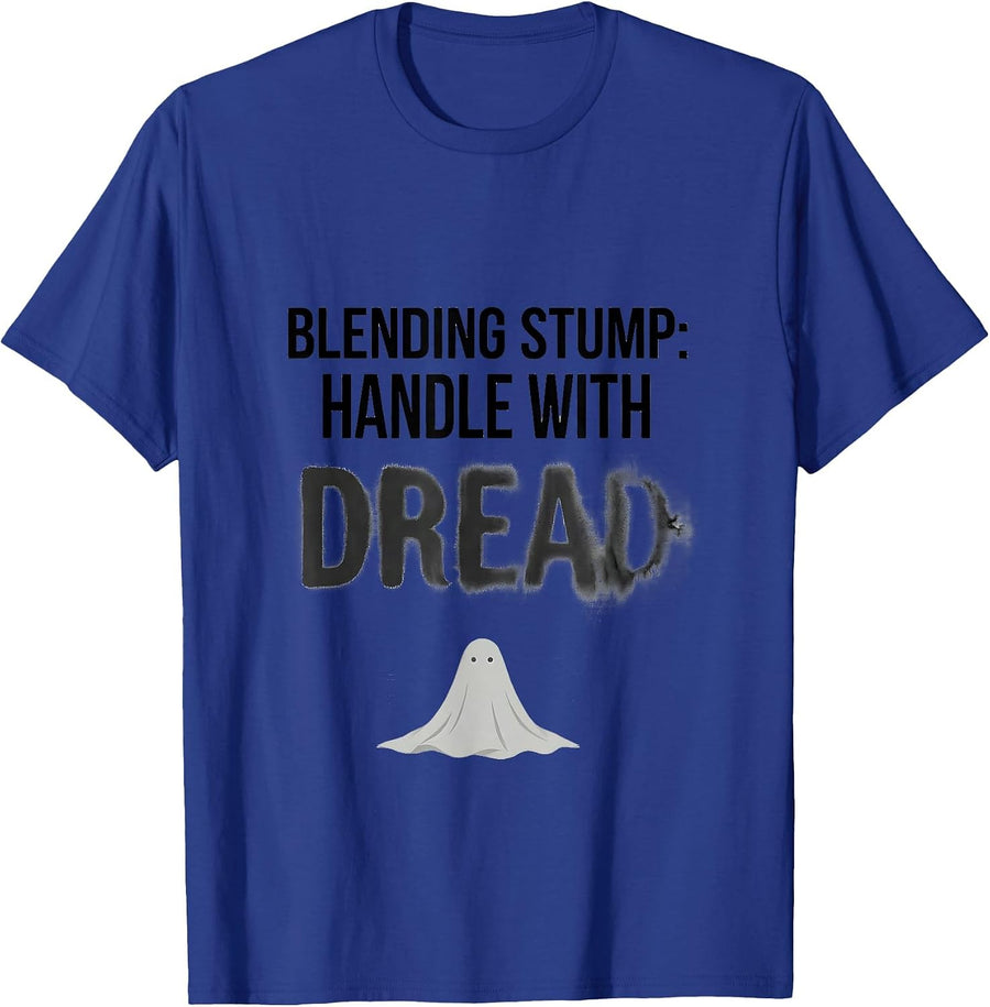 Blending Stump Handle With Dread Whimsical Art Teacher T-Shirt - Royal Blue