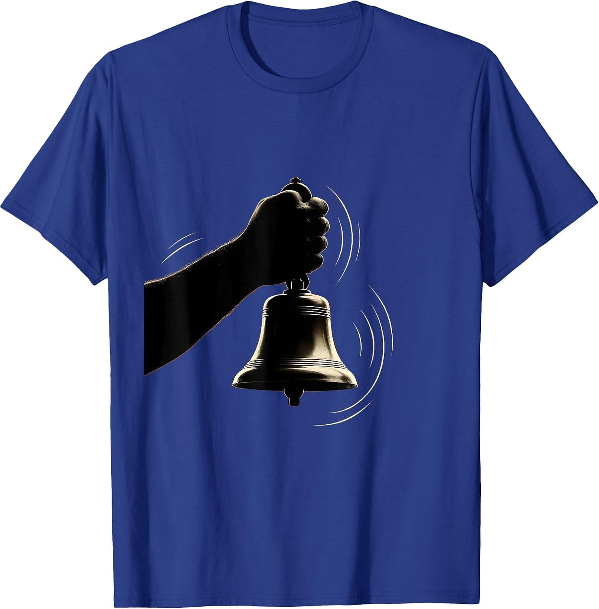 1st Grade Teacher Old School Bell Illustration T-Shirt - Royal Blue