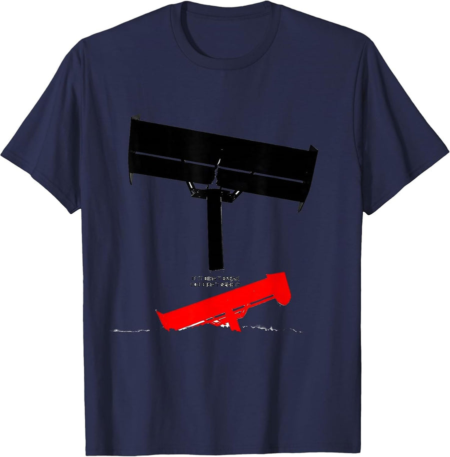If It Didn't Break, You Didn't Send It Funny RC Car Racing T-Shirt - Navy Blue
