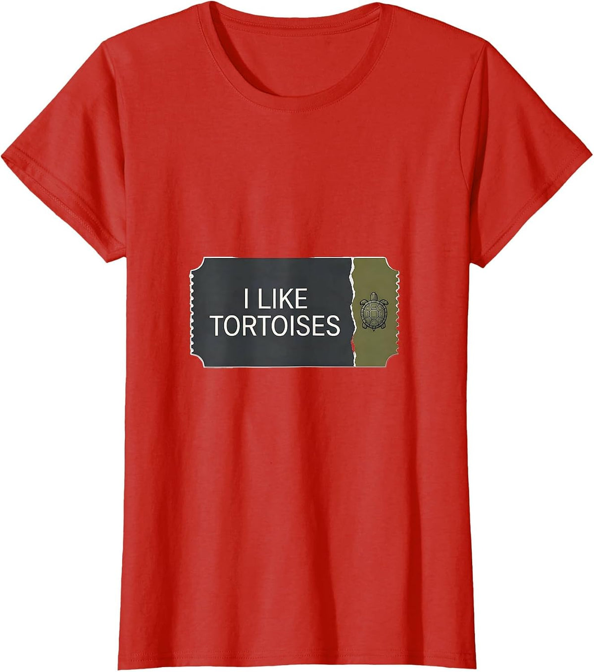 I Like Tortoises Funny Tortoise Lover Pet Humor Gift T-Shirt - Red