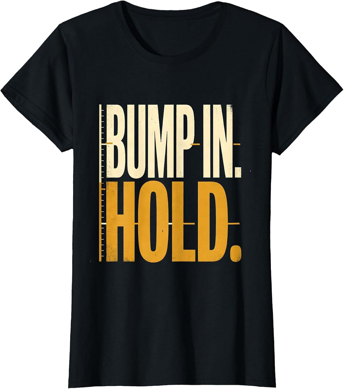 Women's Bump In. Hold. Patriotic Drag Racing RC Car Enthusiast Humor T-Shirt - Black