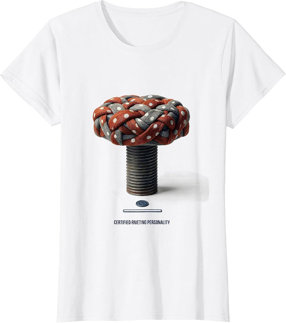 Certified Riveting Personality Feminist Historical Tribute T-Shirt - White