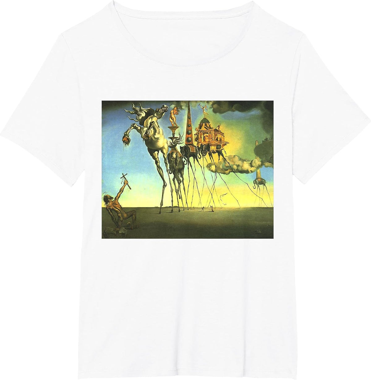 Famous Painting Illustration. T-Shirt - White