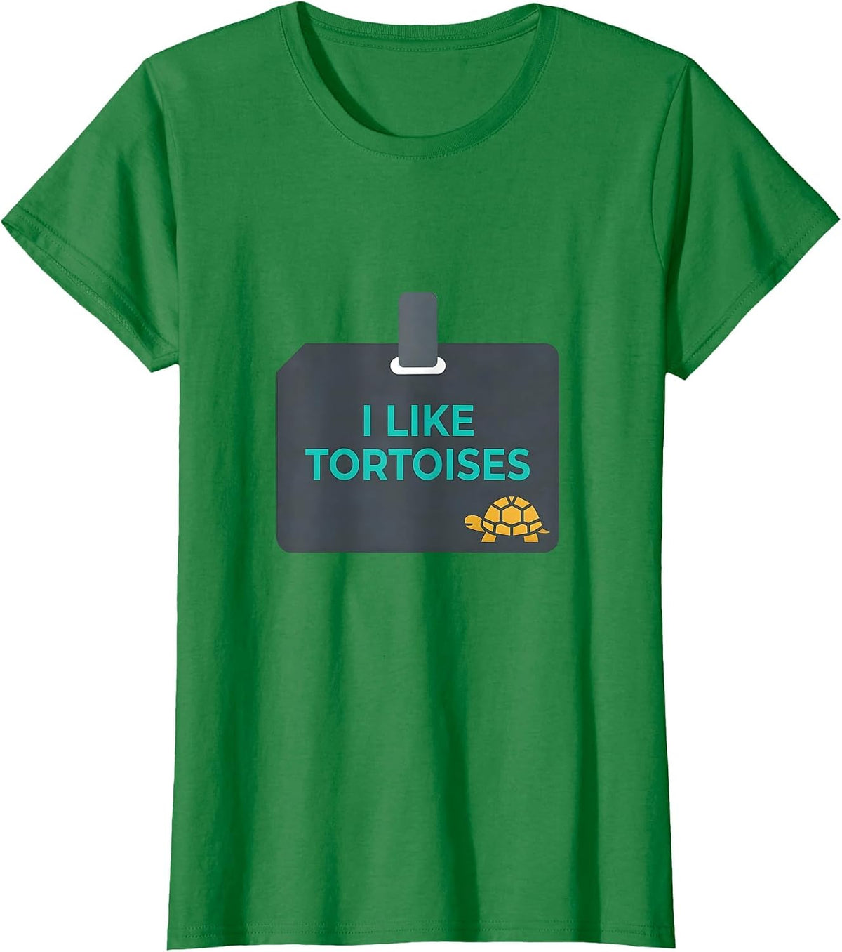 Women's I Like Tortoises Funny Tortoise Lover Pet Humor Gift T-Shirt - Kelly Green