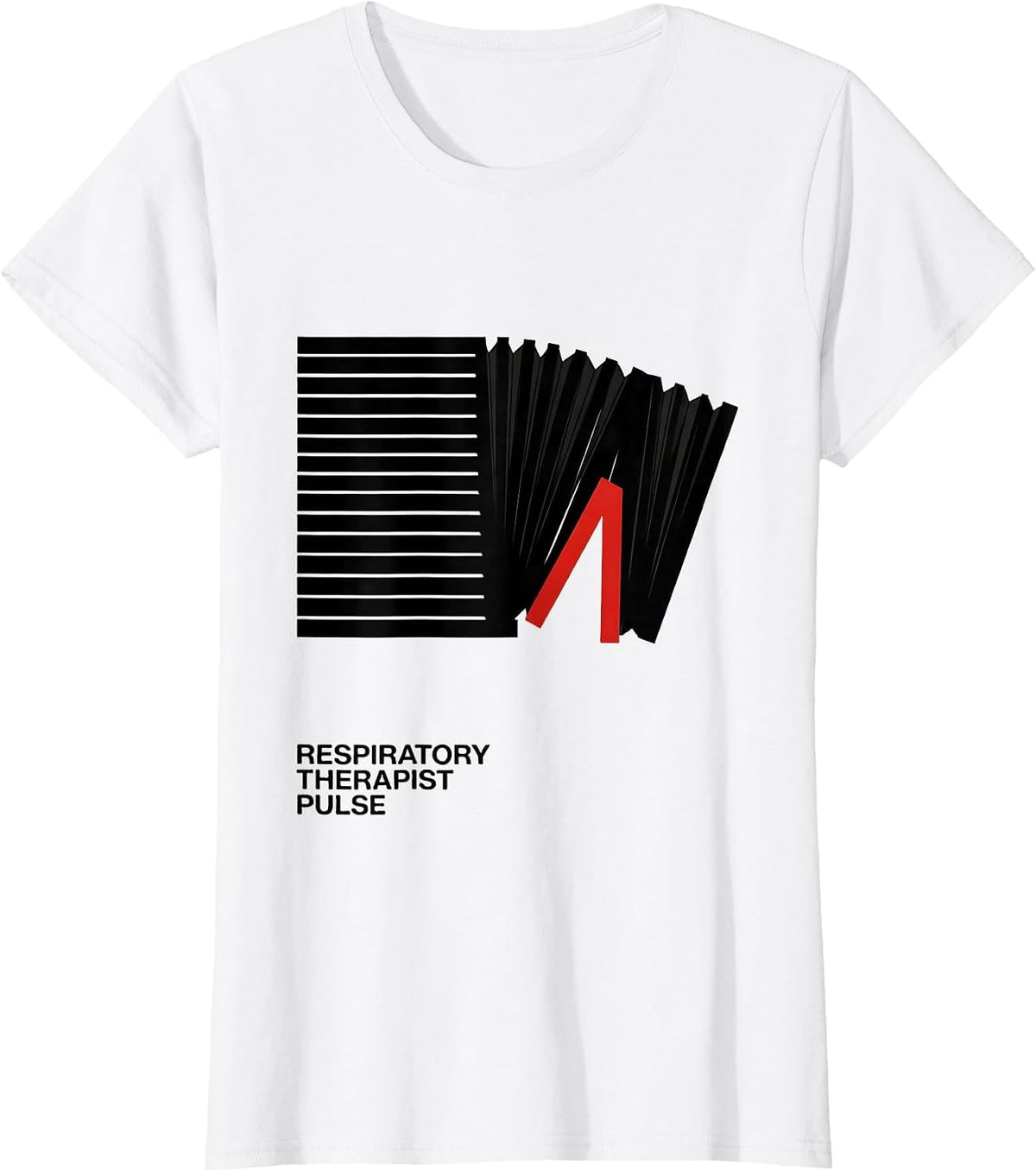 Respiratory Therapist Pulse Occupational Heartbeat EKG Pride T-Shirt - White