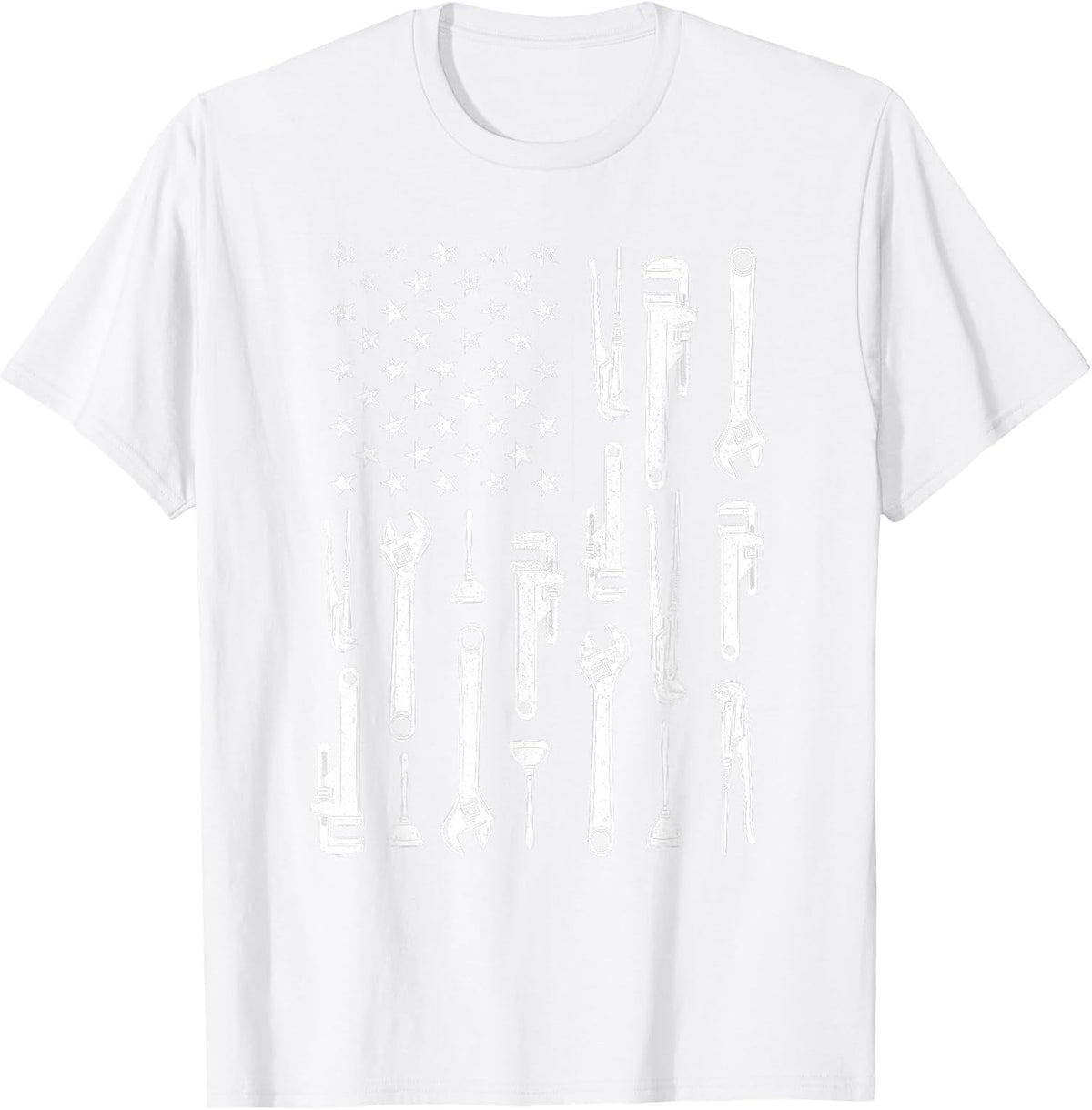 Plumbing Graphic Design Plumber Dad T-Shirt - White