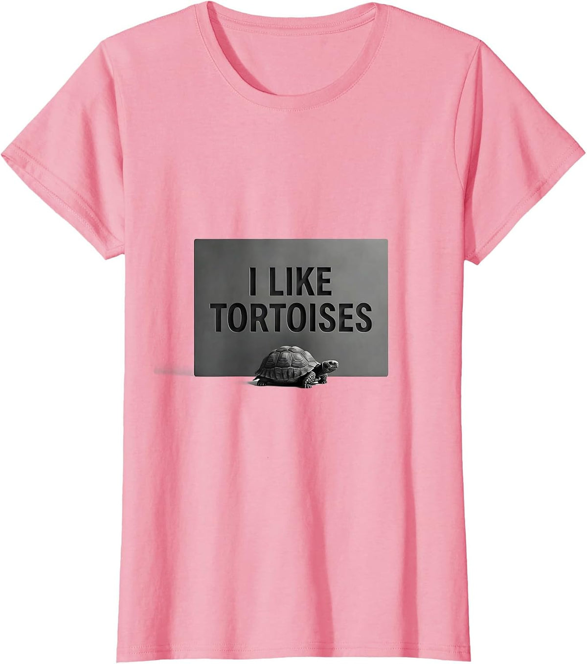 Women's I Like Tortoises Funny Tortoise Lover Pet Owner Humor T-Shirt - Pink