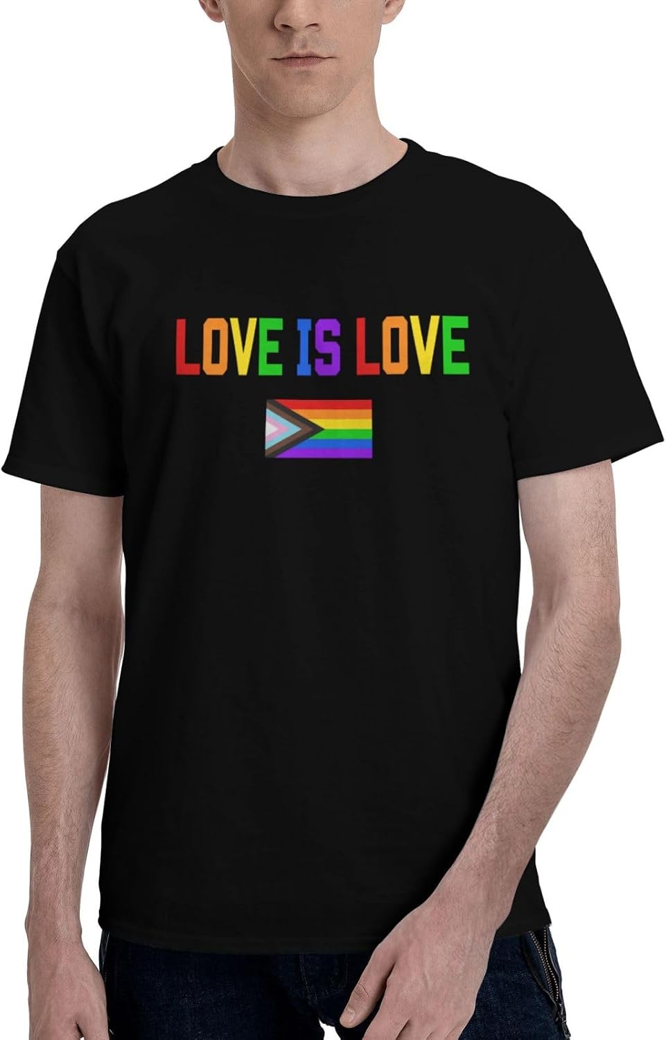 Pride Rainbow Love is Love Shirts Classic Summer T-Shirt - As Pic-7383
